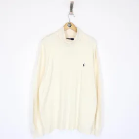 Vintage Polo Ralph Lauren Roll Neck Sweatshirt XXL