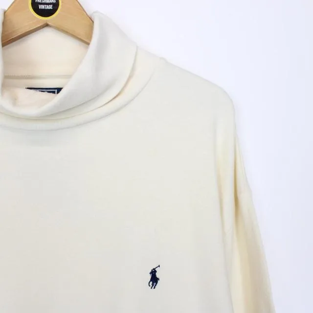 Vintage Polo Ralph Lauren Roll Neck Sweatshirt XXL