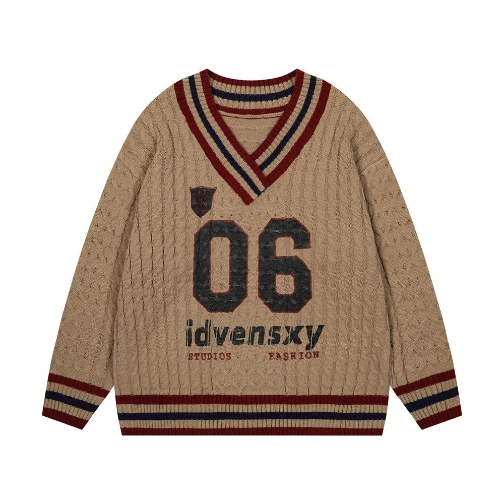 Vintage Varsity | Knit Sweater