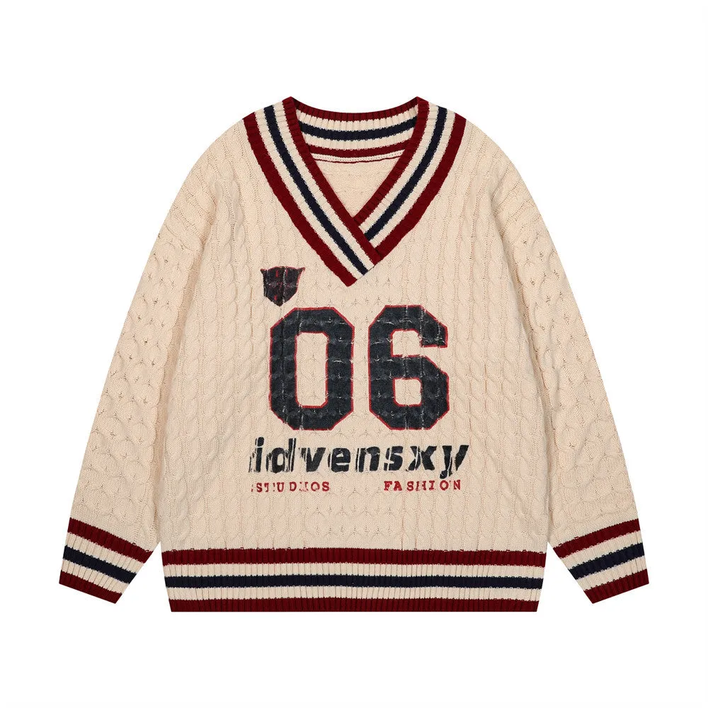 Vintage Varsity | Knit Sweater