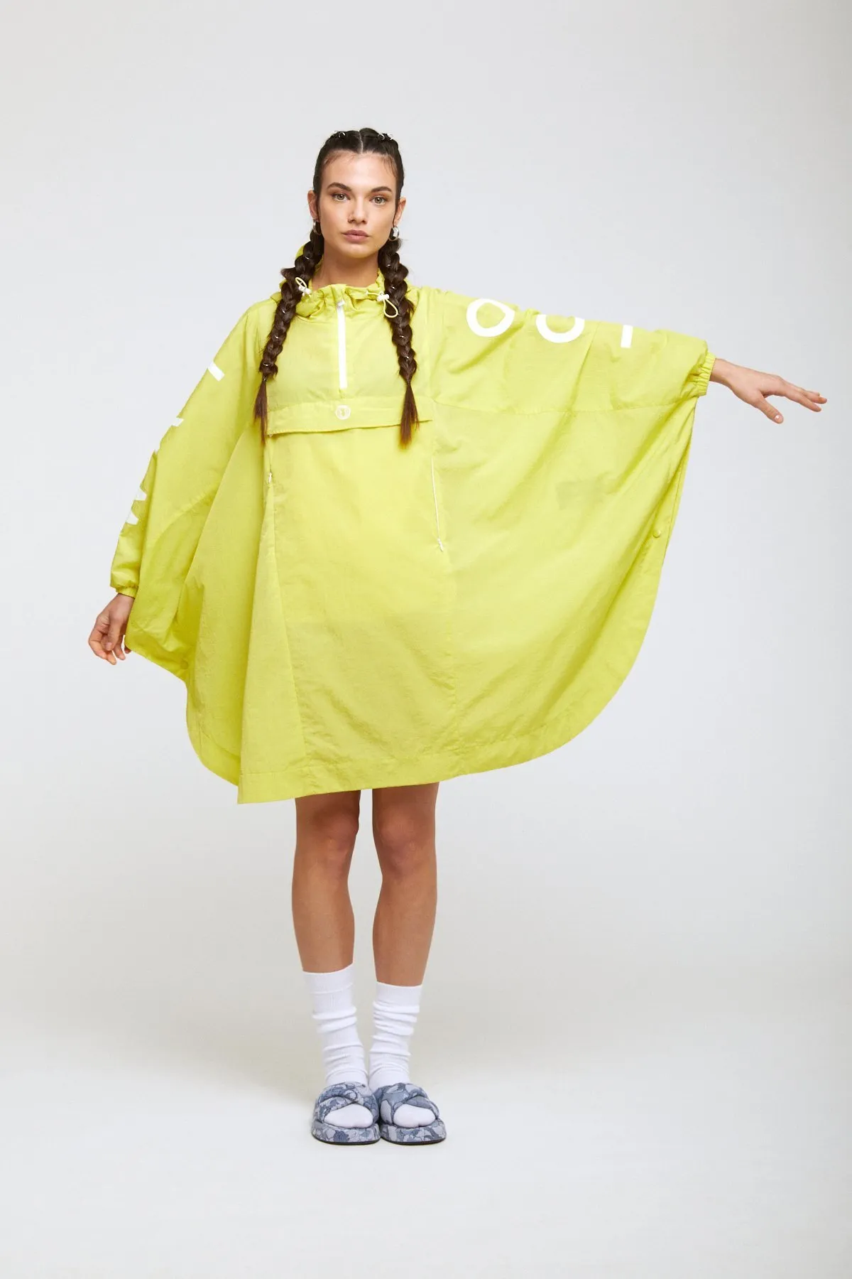 Waterproof poncho with hood