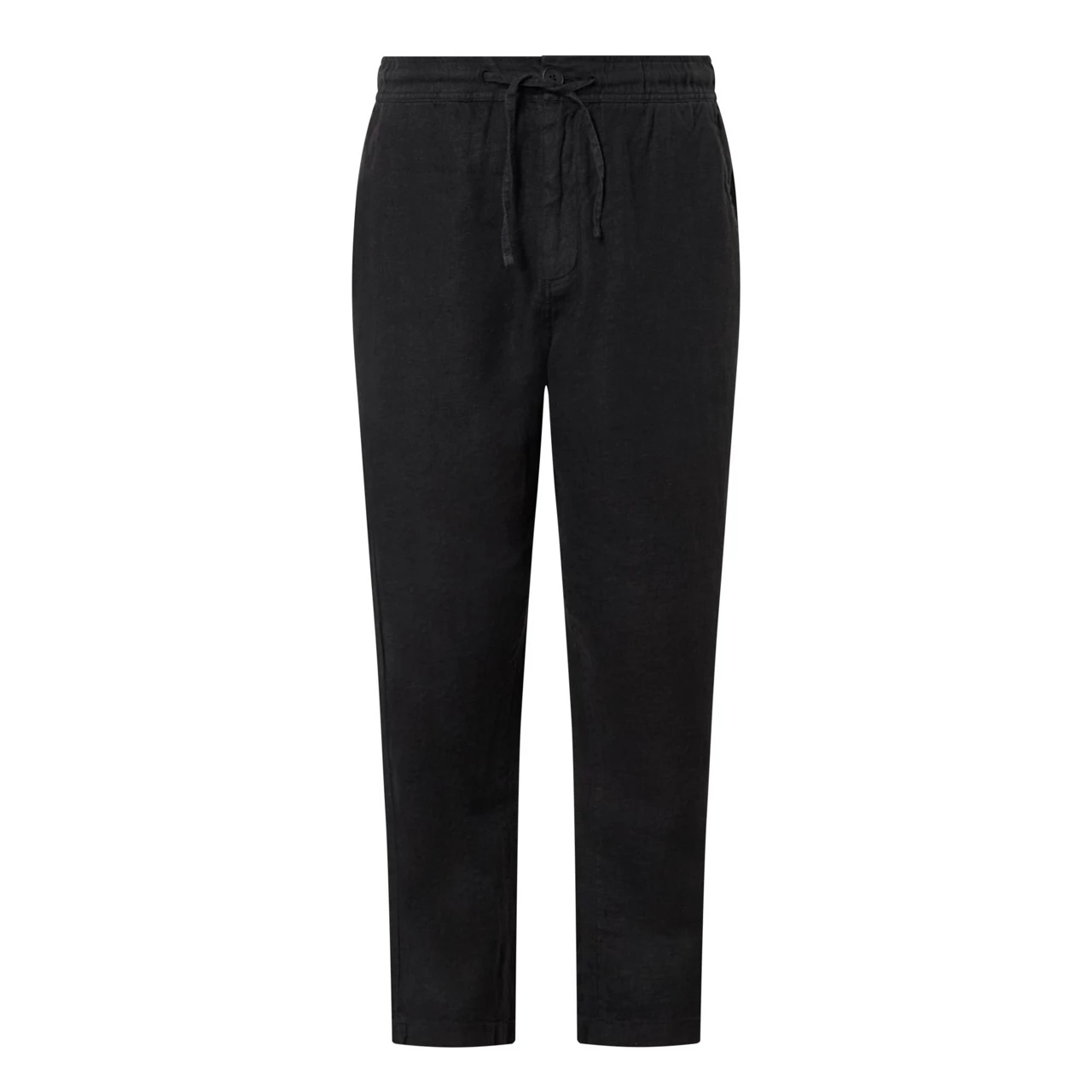 WAX LONDON Kurt Tapered Cropped Trousers - Black