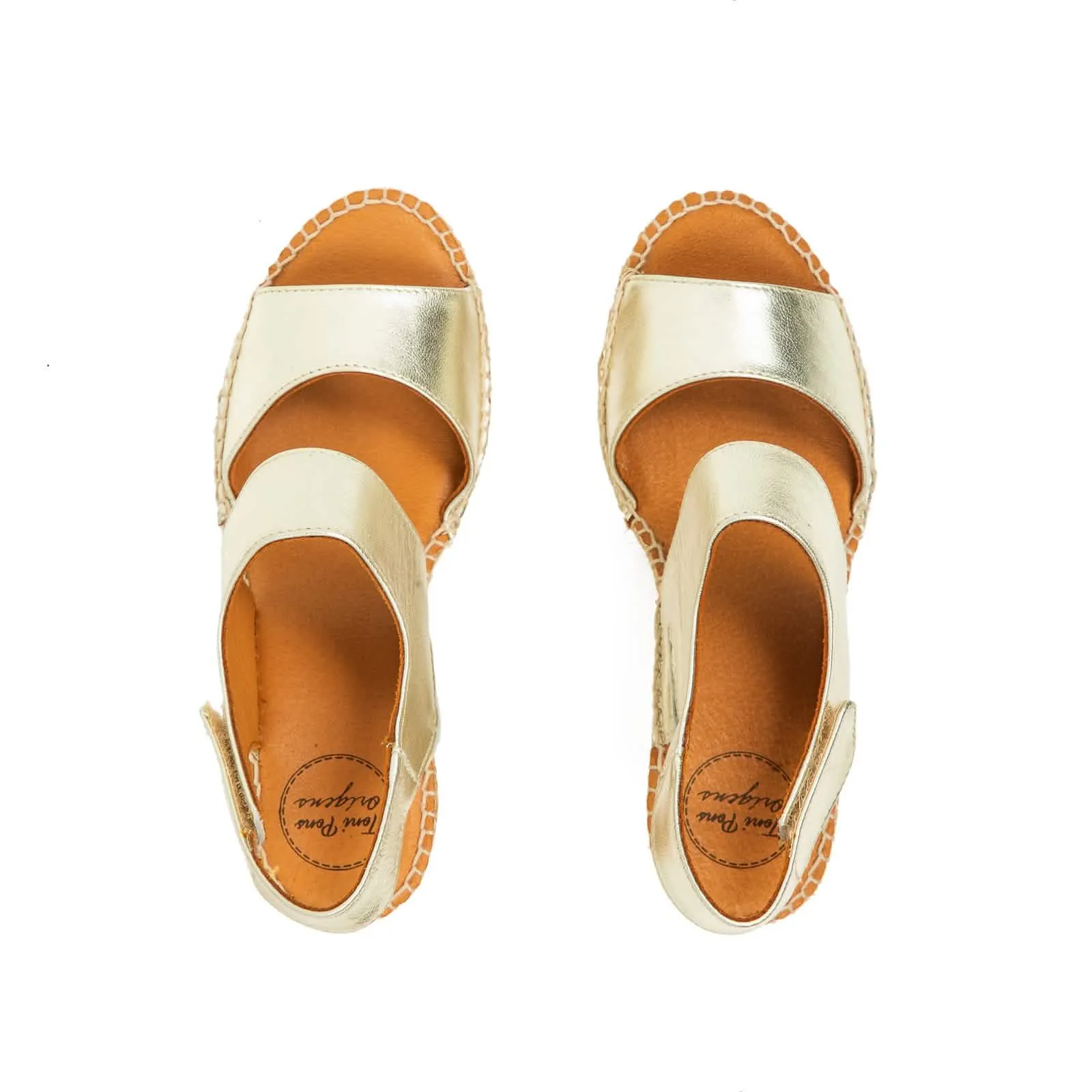 Wedge Sandal - Women's Sara-P Espadrille with Open Toe for Summer