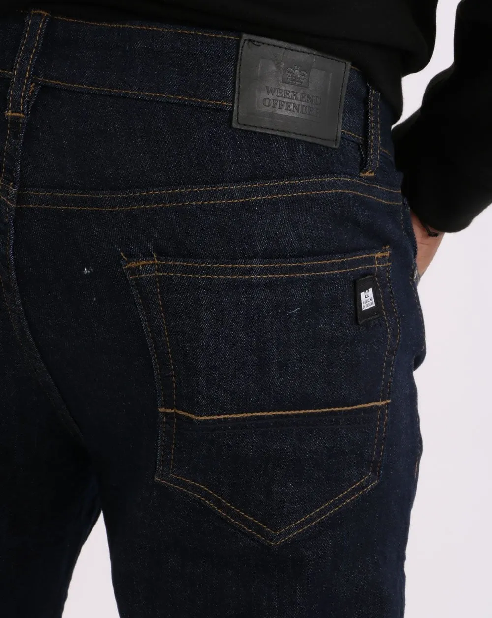 Weekend Offender Easy Fit Jeans Dark Rinse