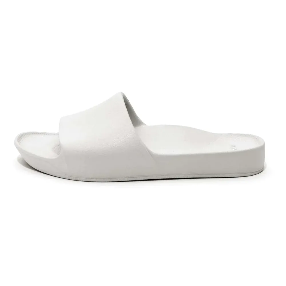 White Archies Slide Sandals