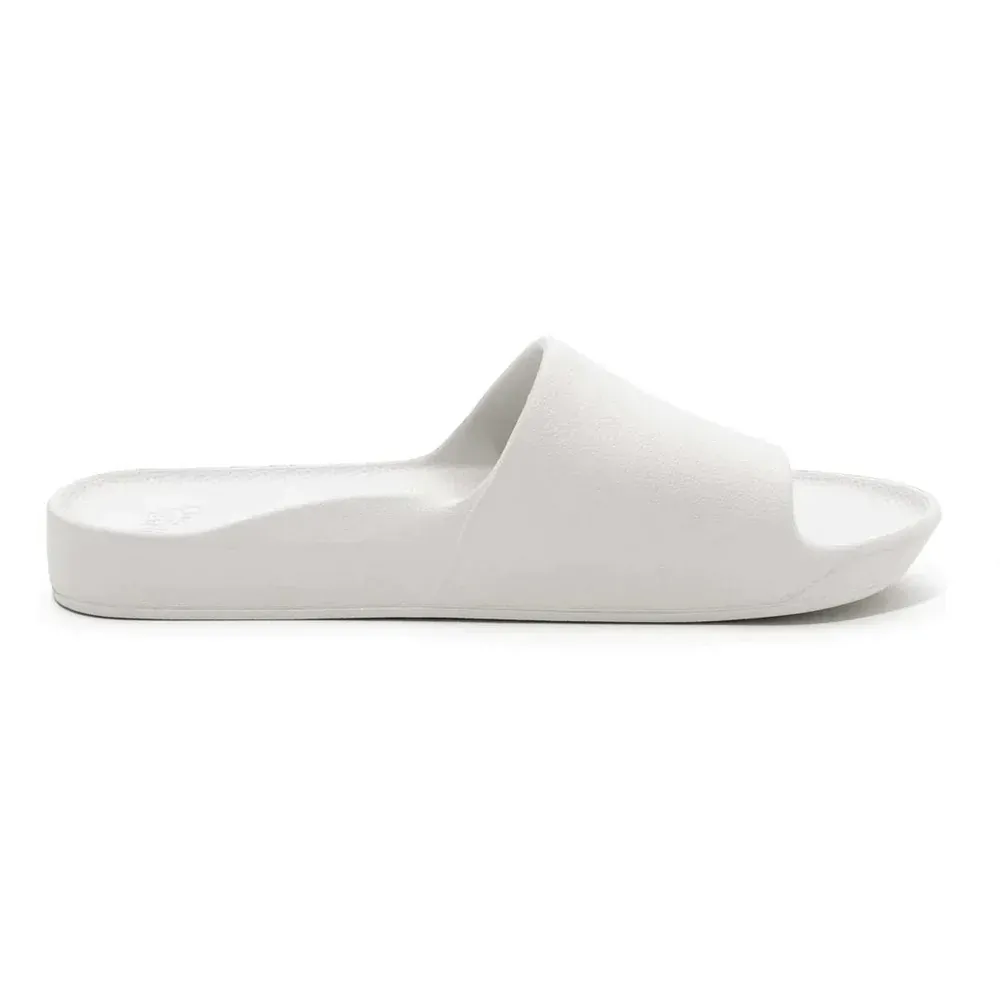 White Archies Slide Sandals