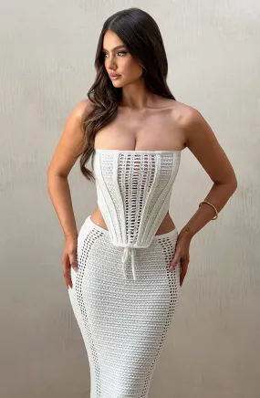 White Carly Corset