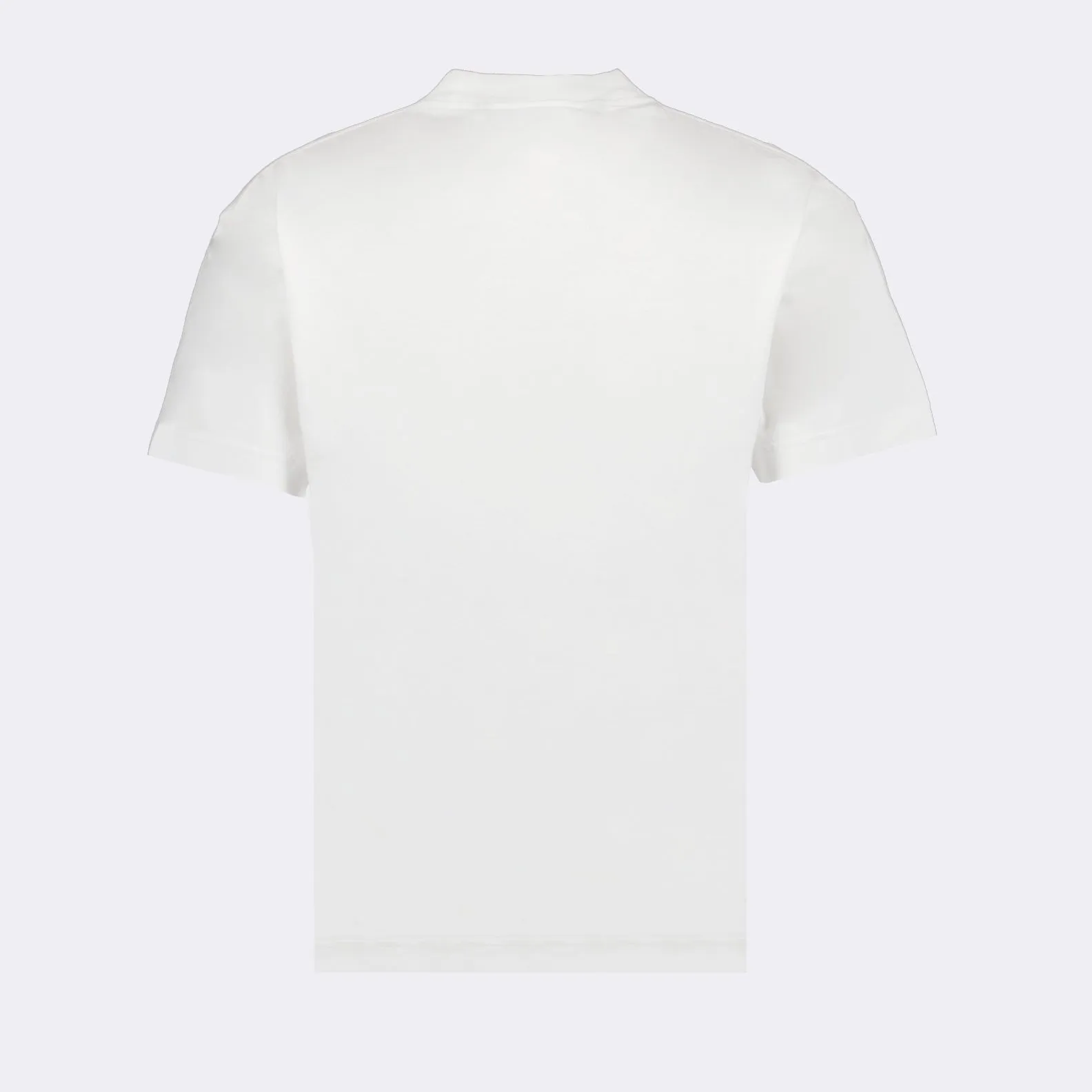 White Sketchy T-shirt Featuring Palm Print