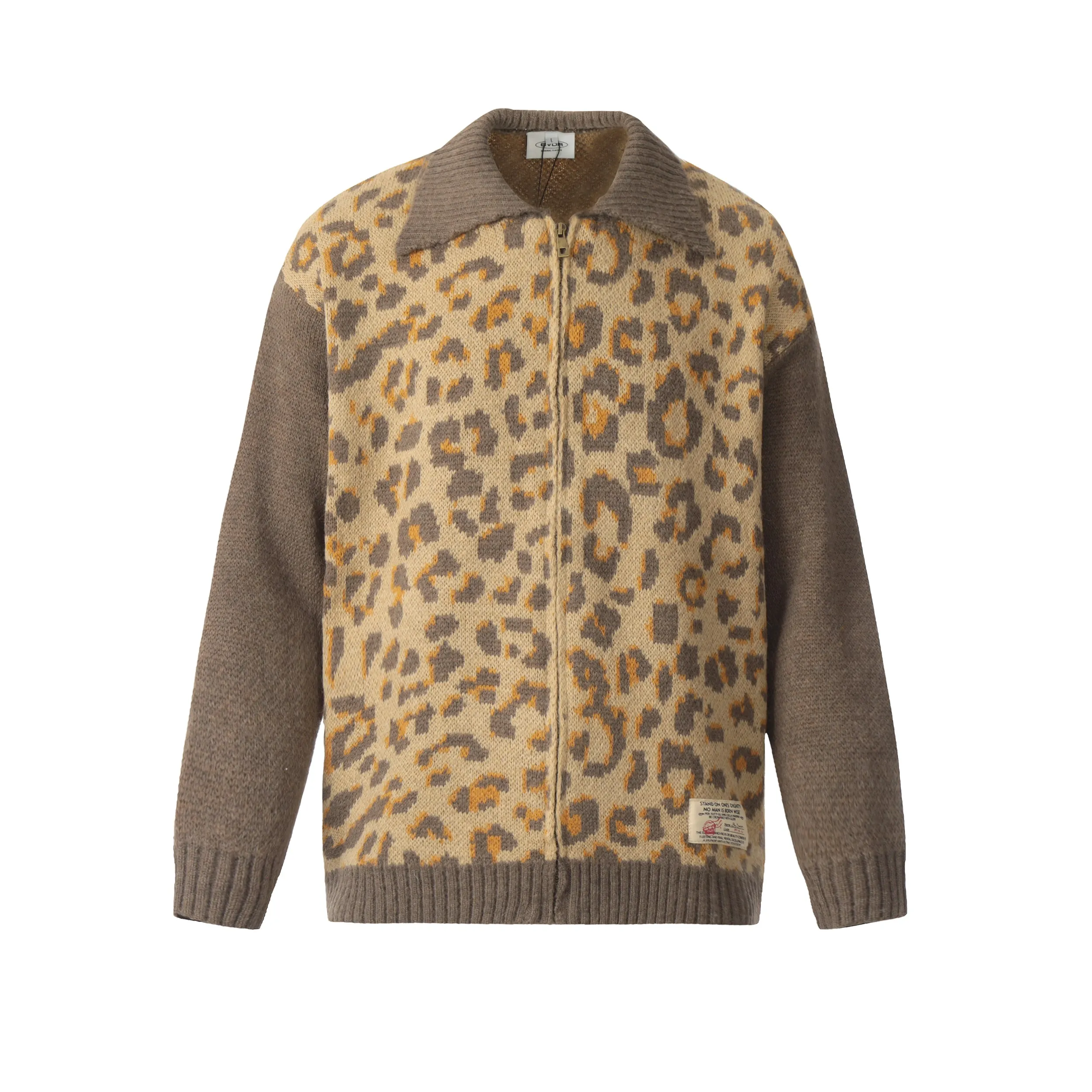 Wild Charm | Leopard Knit Jacket