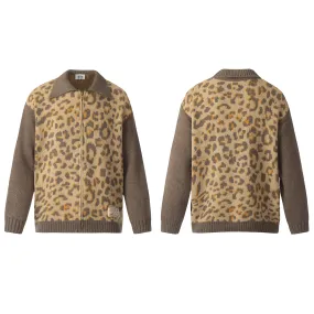 Wild Charm | Leopard Knit Jacket