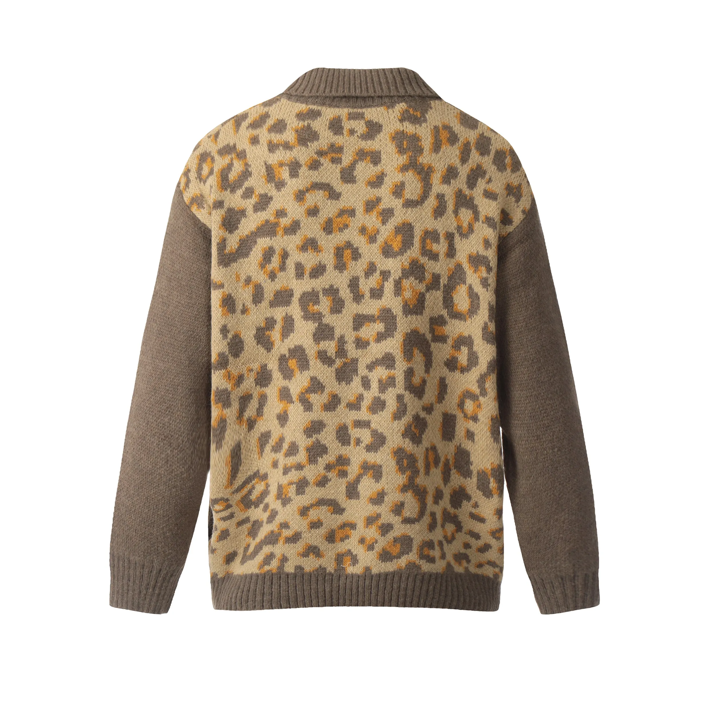 Wild Charm | Leopard Knit Jacket