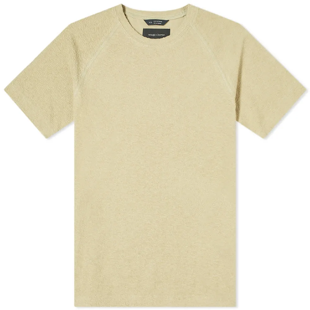 Wings + Horns Loop Knit T-ShirtMoss