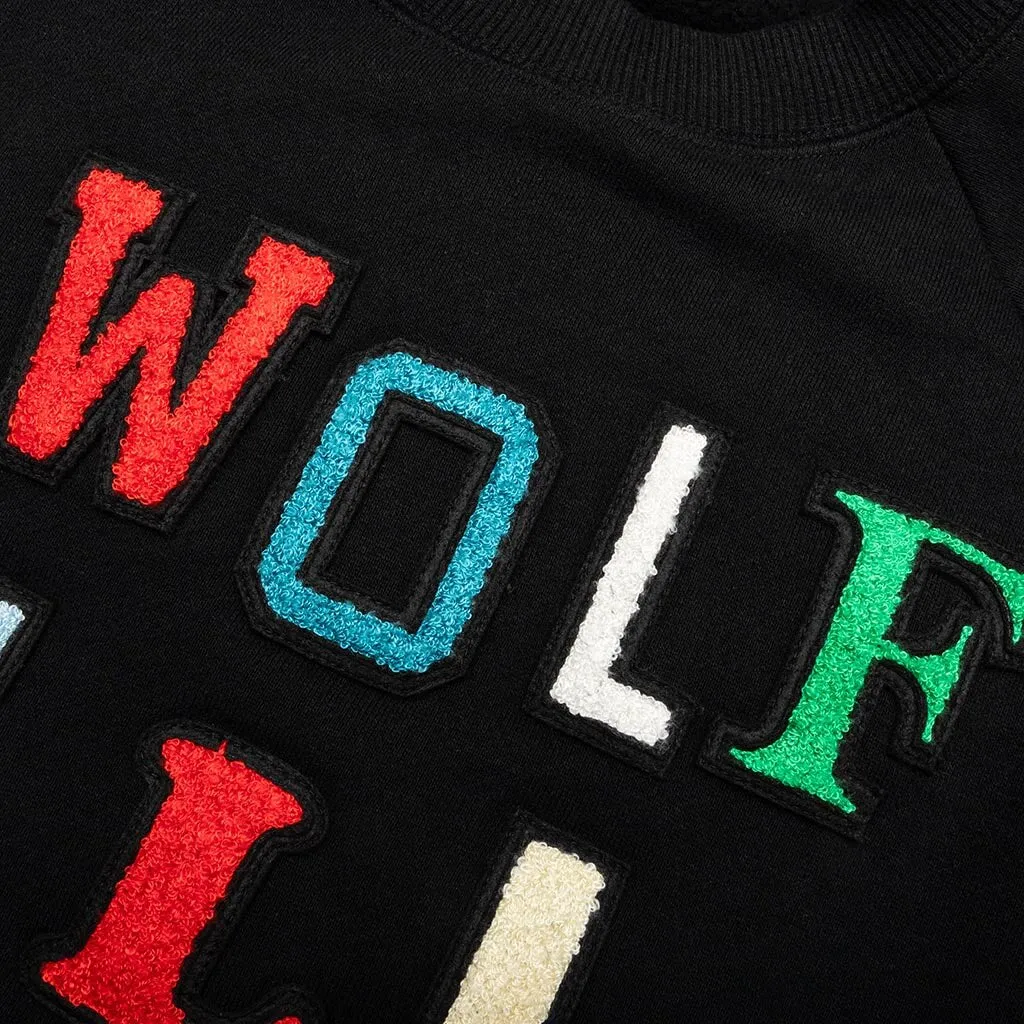 Wolf Sweatshirt in Black