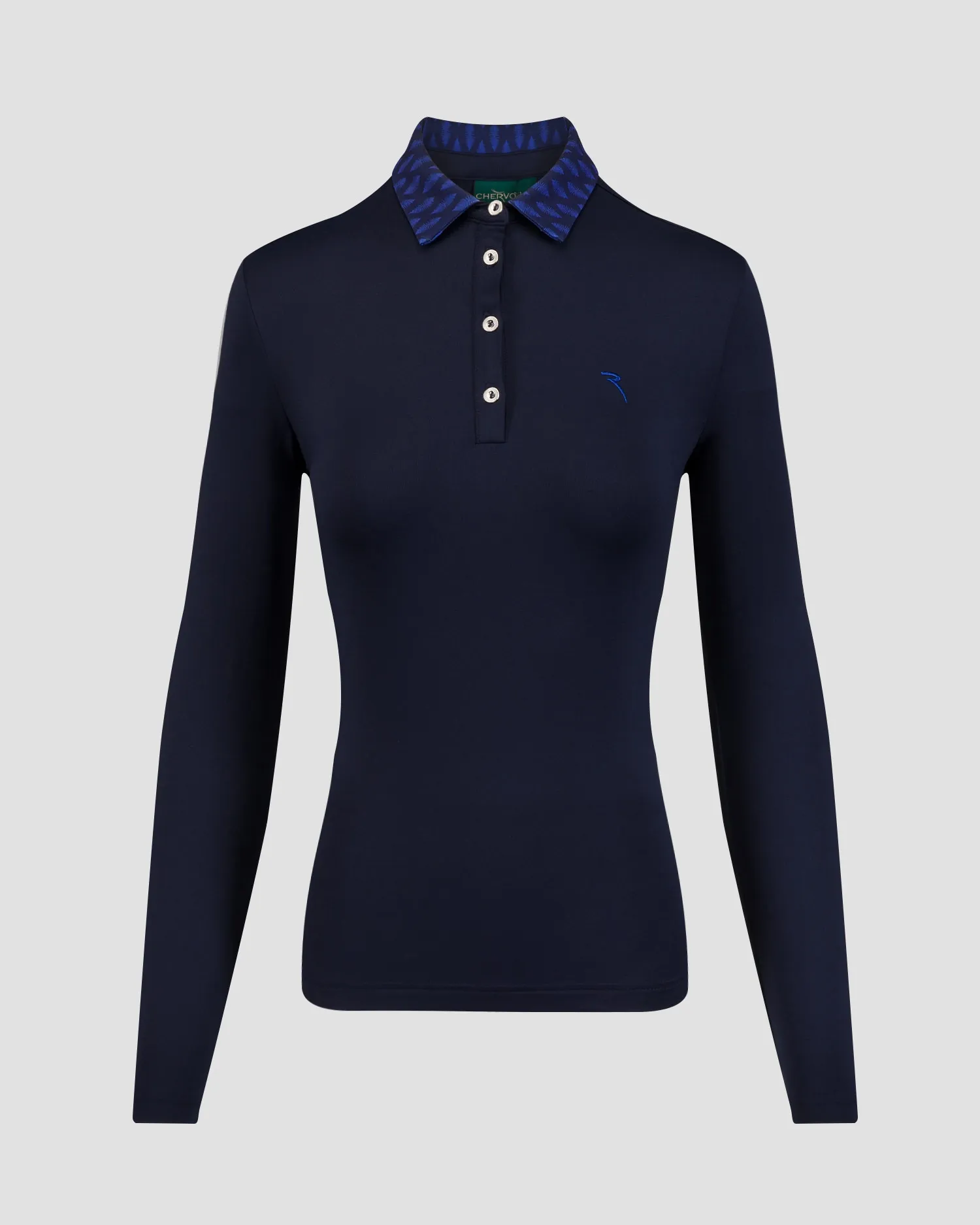 Women's long sleeve polo Chervo Affine A0005-599