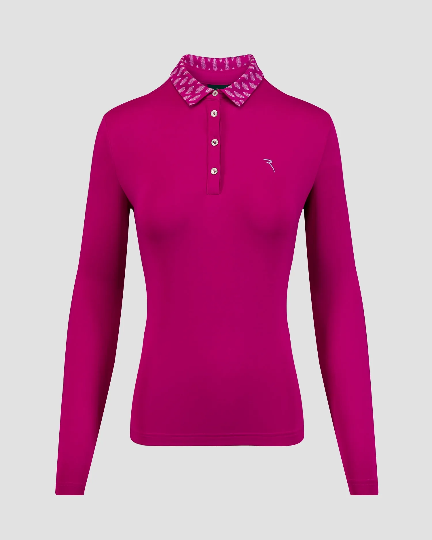 Women's long sleeve polo Chervo Affine A0005-7005