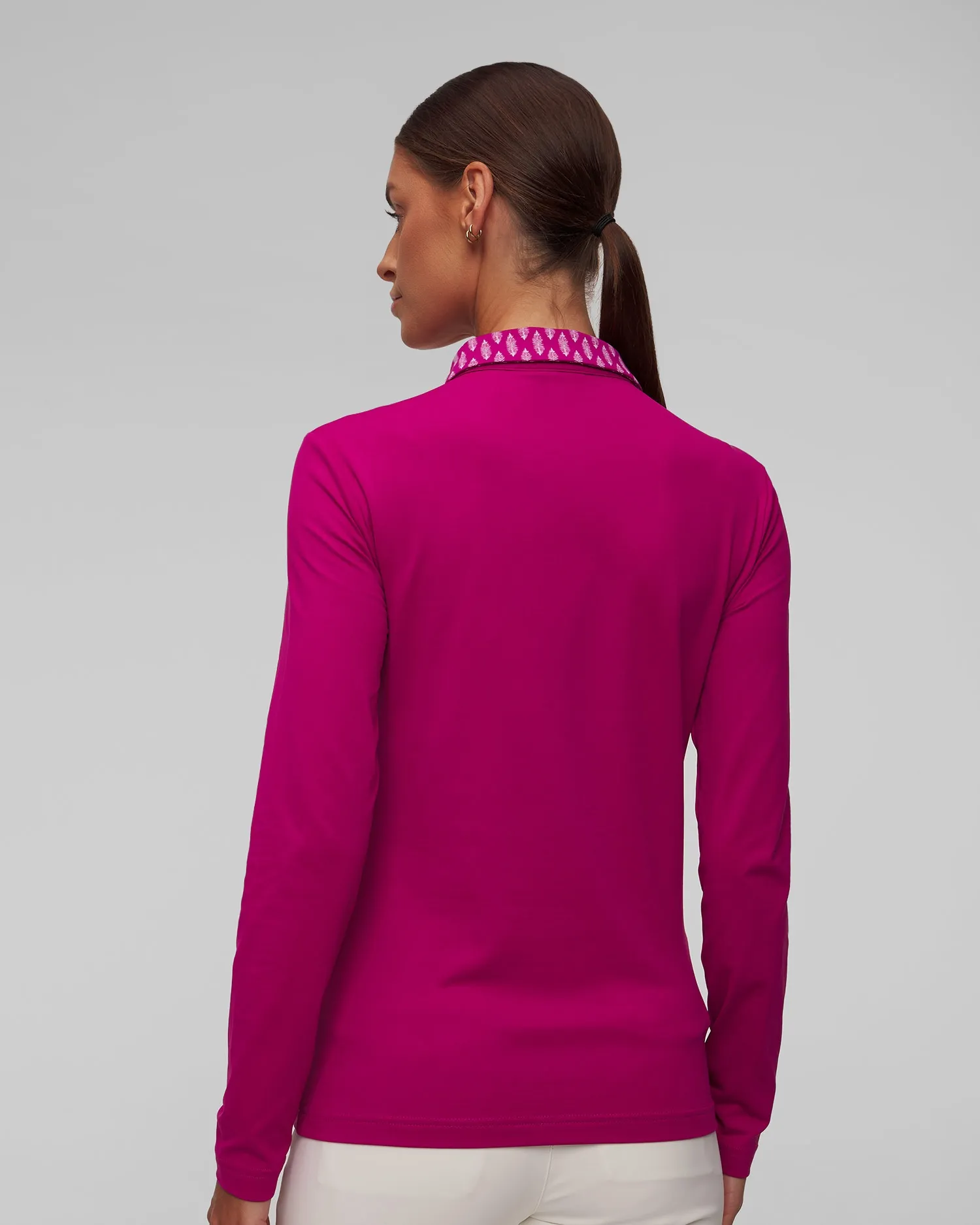 Women's long sleeve polo Chervo Affine A0005-7005