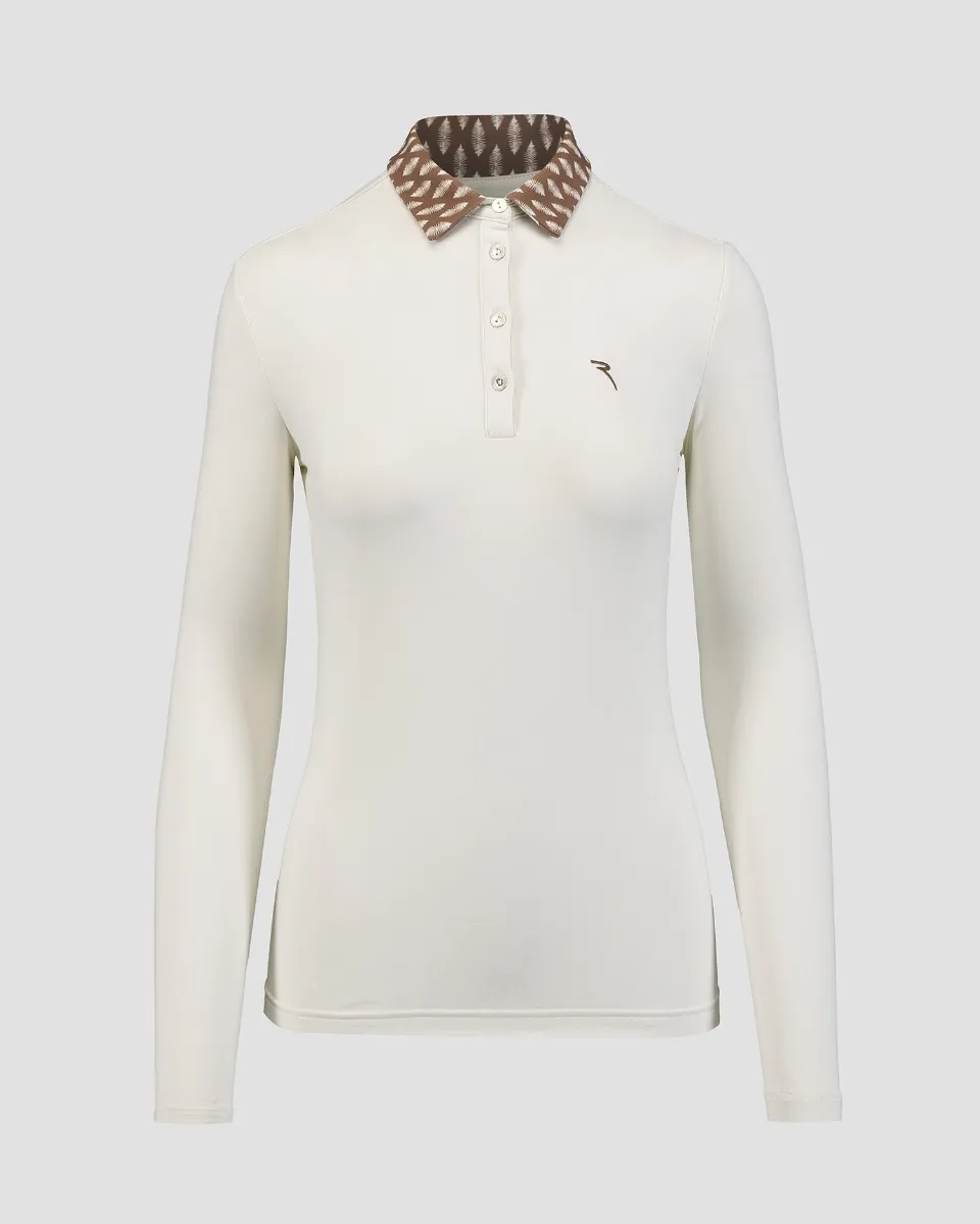 Women's long sleeve polo Chervo Affine A0005-a05