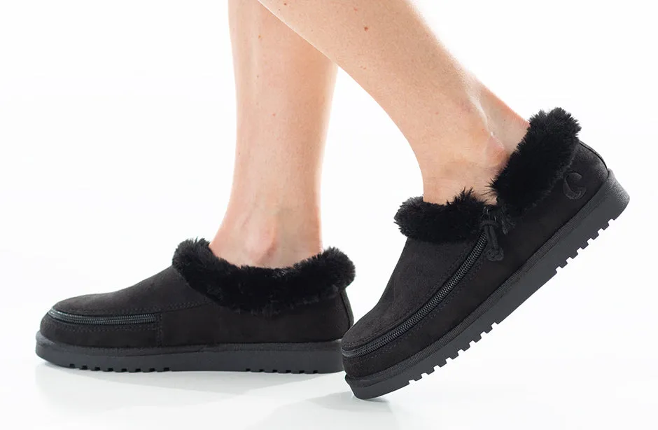 Women's Black BILLY Cozy Slippers