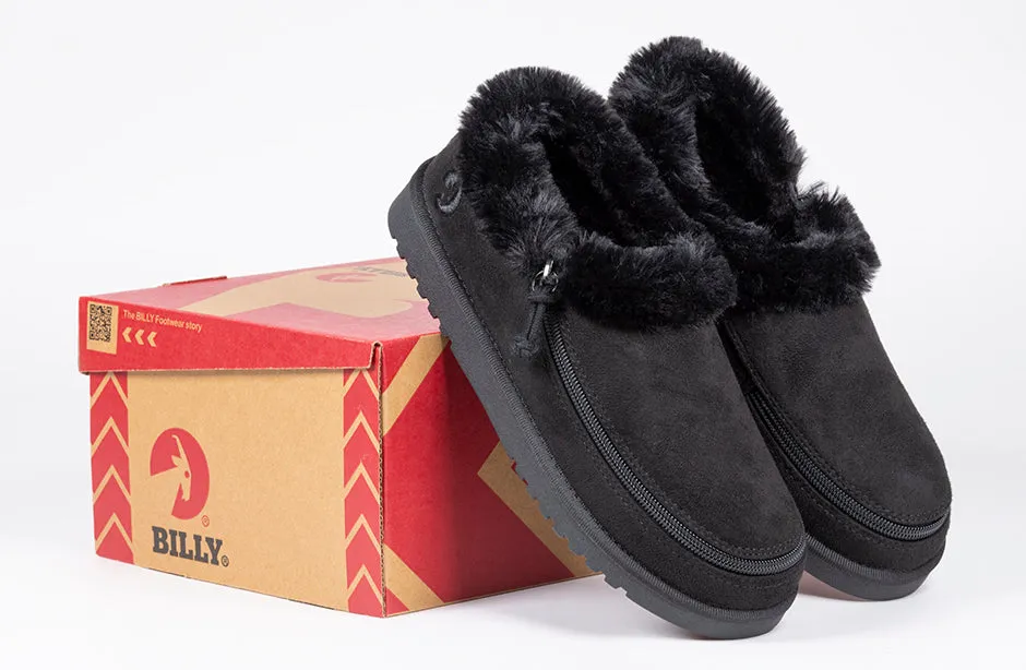 Women's Black BILLY Cozy Slippers