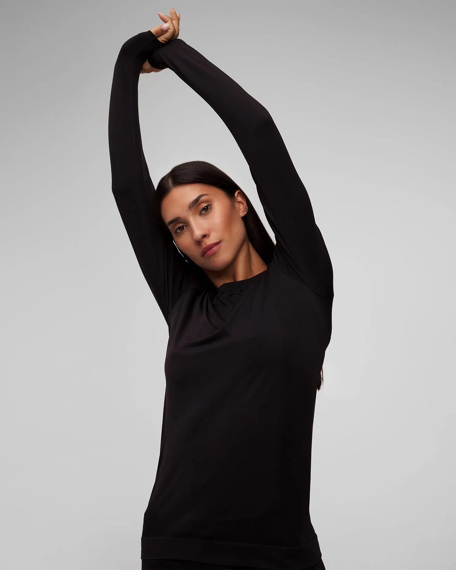 Women’s black longsleeve X-Bionic X-Ential Shirt LS y1x9w24w-b120