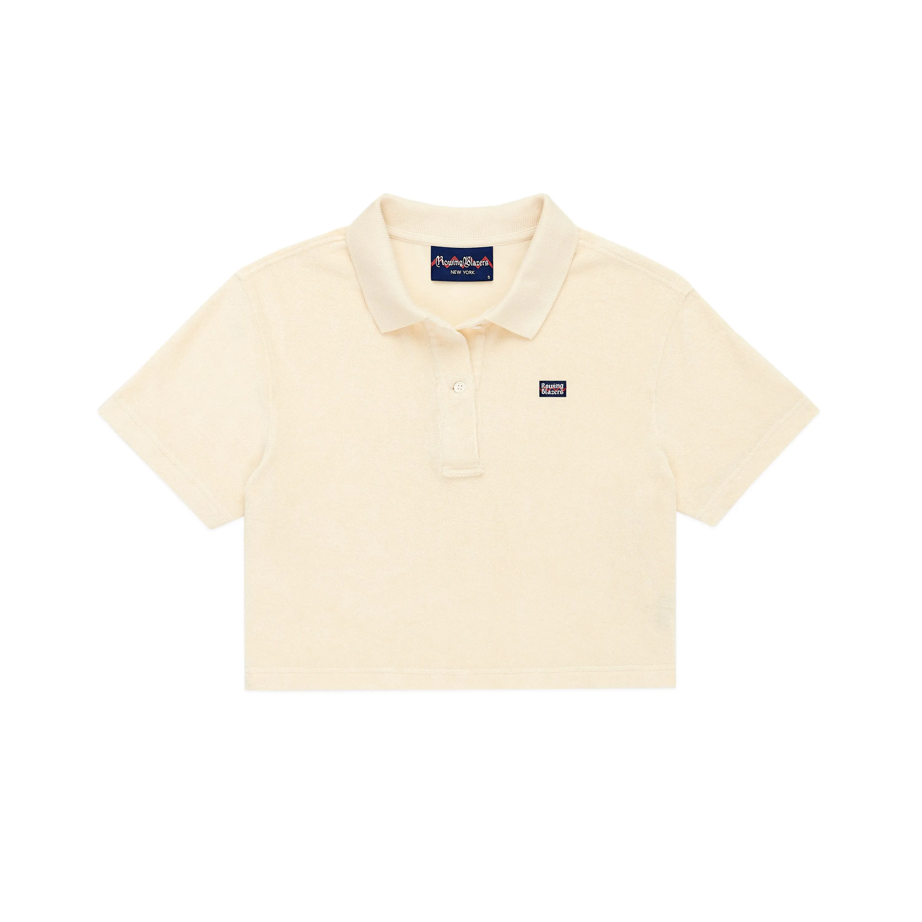 Women's Cropped Terry Cloth Polo