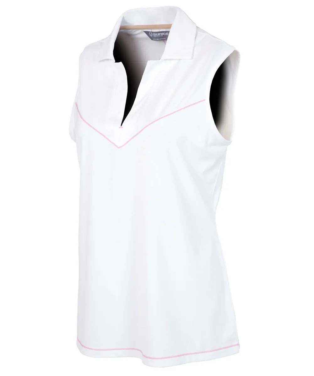 Women's Doreen Coollite DreamSkin Stretch Sleeveless Polo