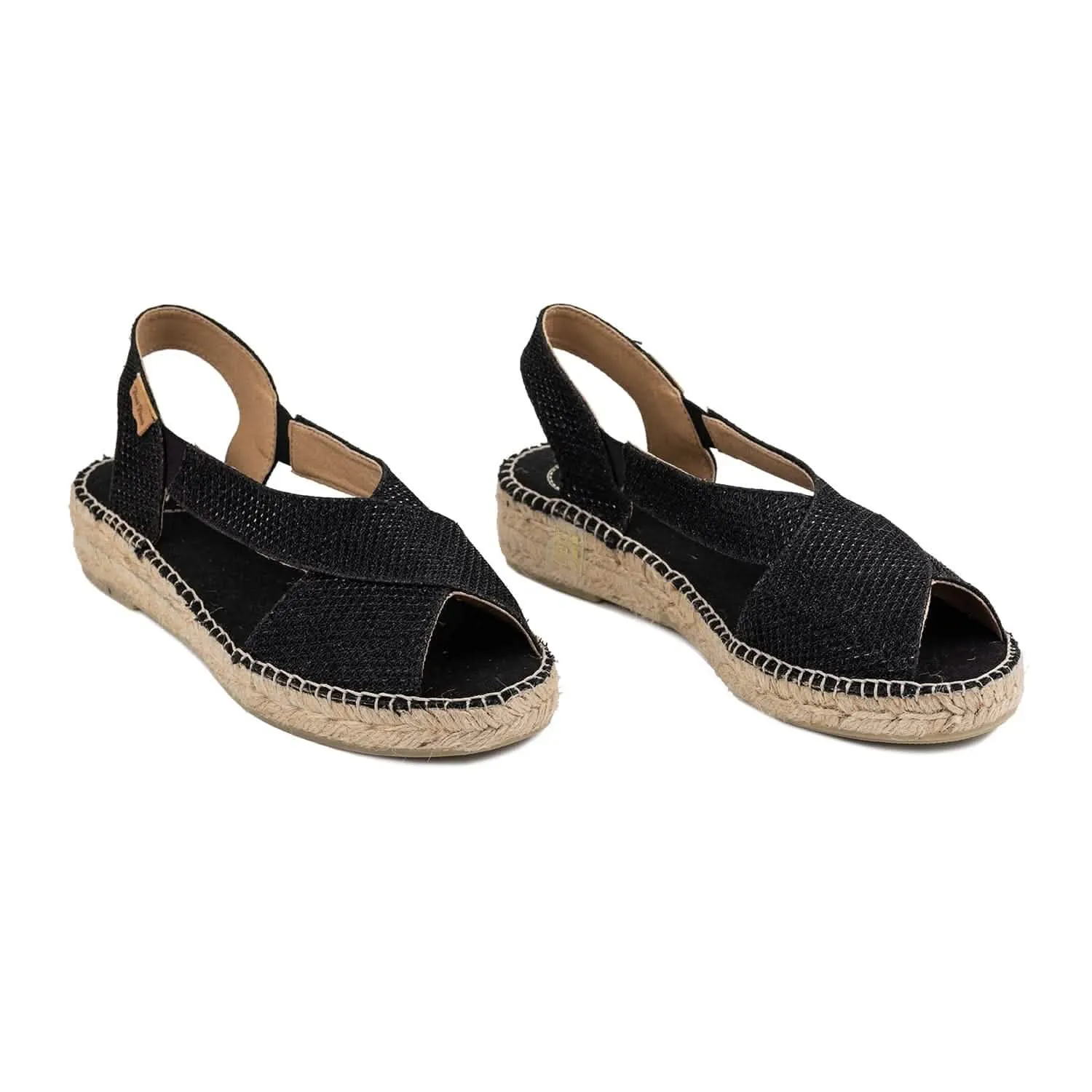 Women's Elda-S Metallic Cotton Blend Wedge Espadrille