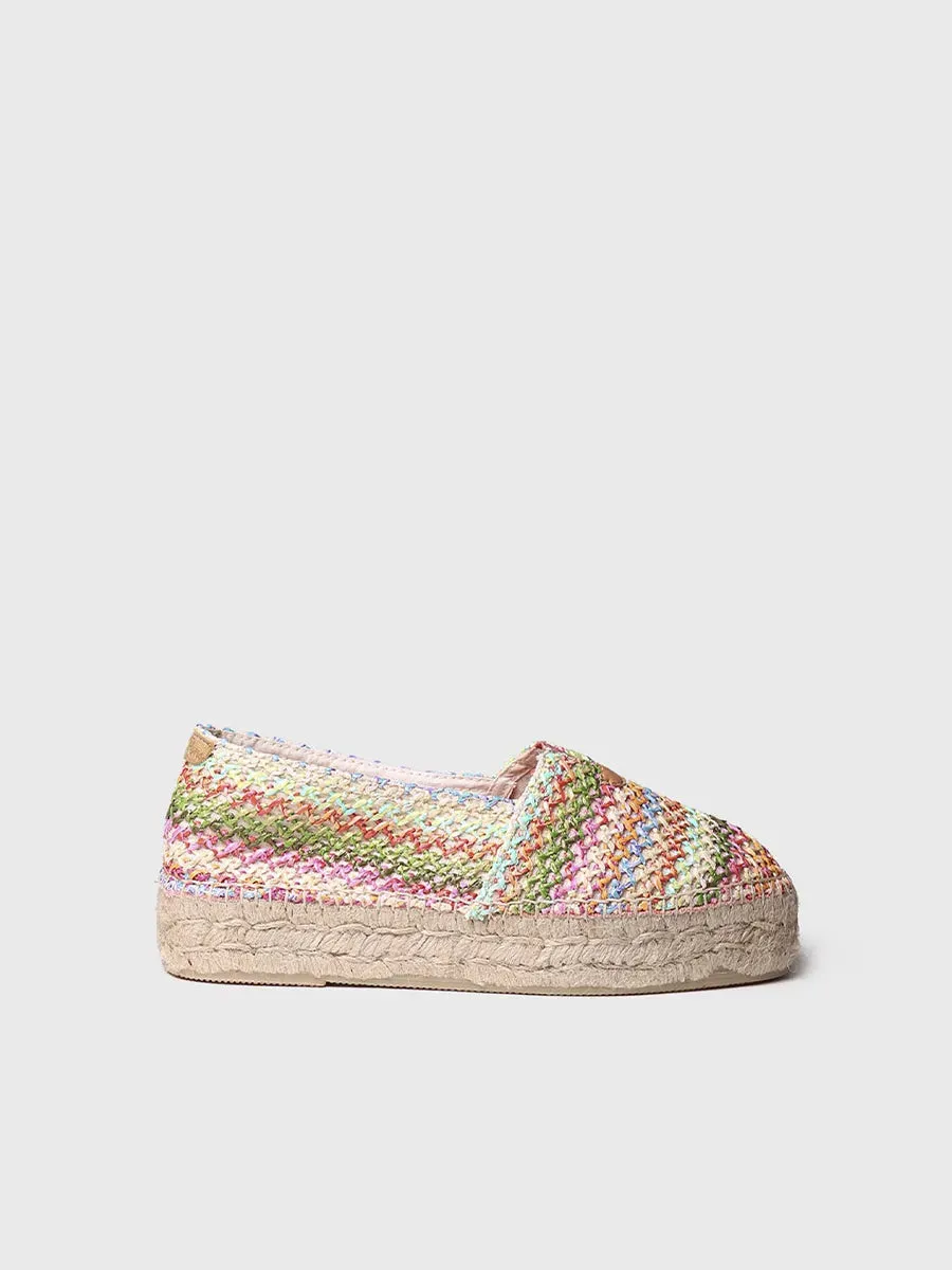 Women's flat espadrilles in jute - ARLET-NZ