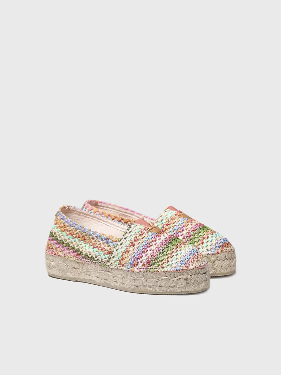 Women's flat espadrilles in jute - ARLET-NZ