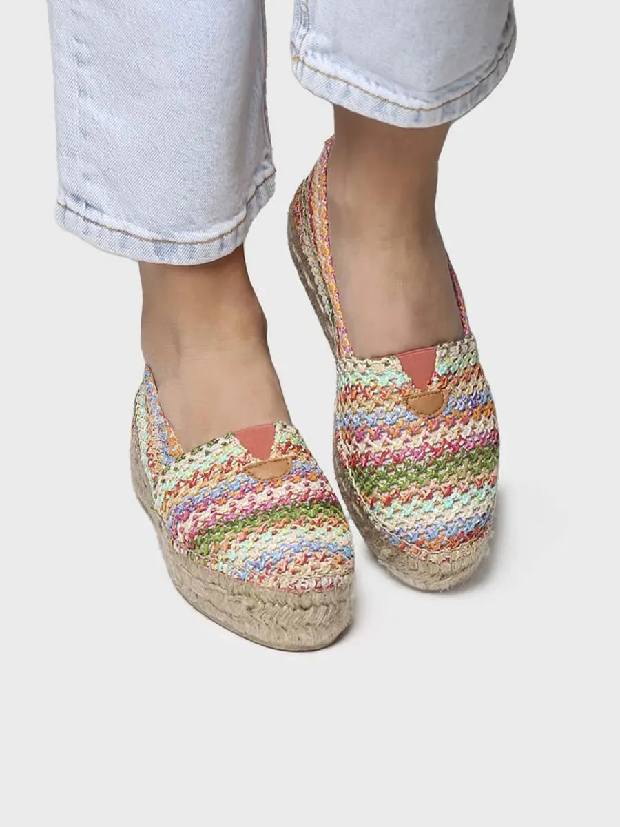 Women's flat espadrilles in jute - ARLET-NZ