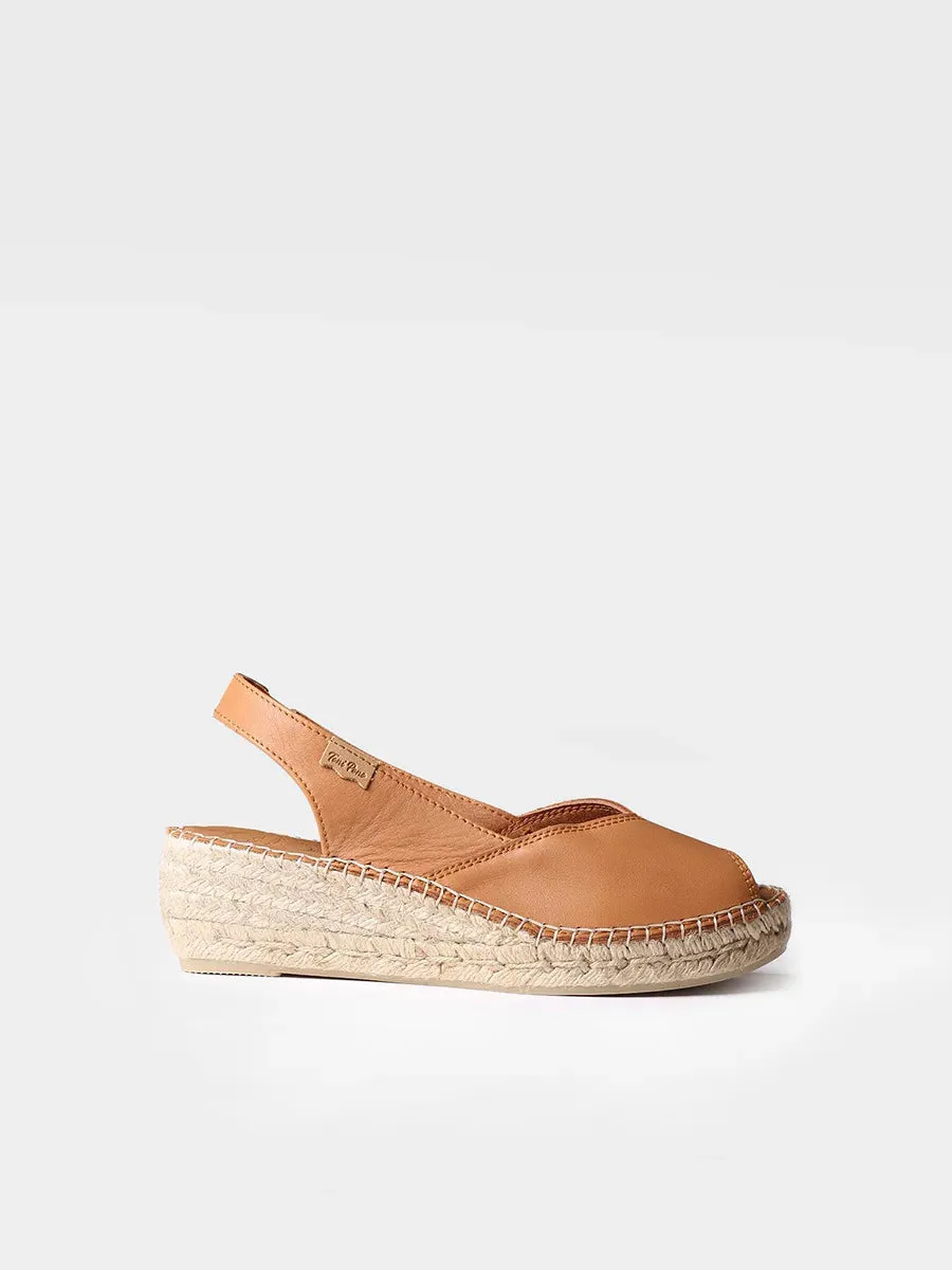 Women's flat espadrilles in jute - BERNIA