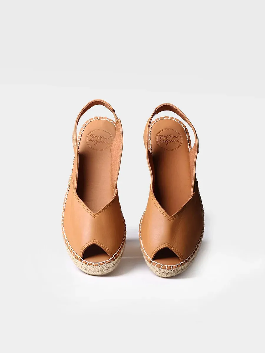 Women's flat espadrilles in jute - BERNIA