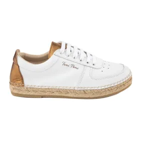 Women's Mei-P Plain Leather Espadrilles