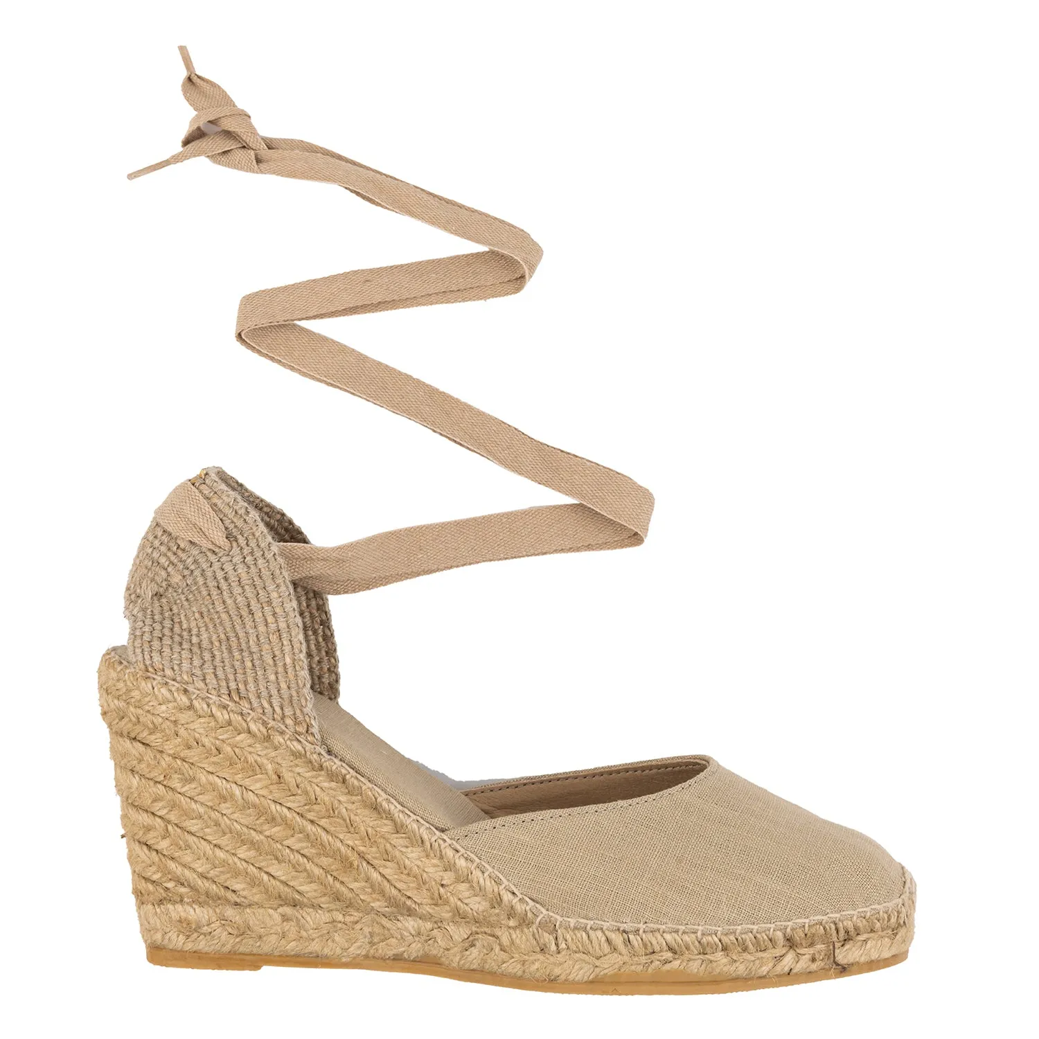 Women's Palamos High Heel Linen Wedge Espadrille