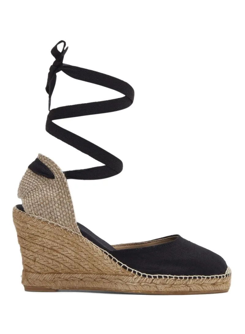 Women's Palamos High Heel Linen Wedge Espadrille