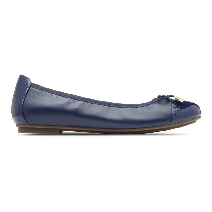 Womens Vionic Minna Ballet Flat Navy