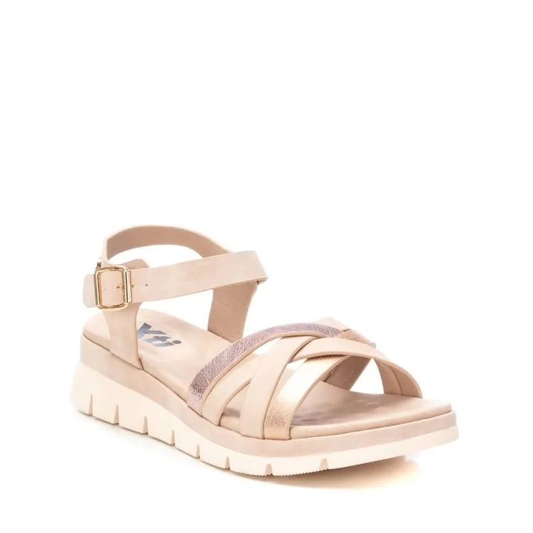 Nude Flat Sandals XTI 142704 for Women