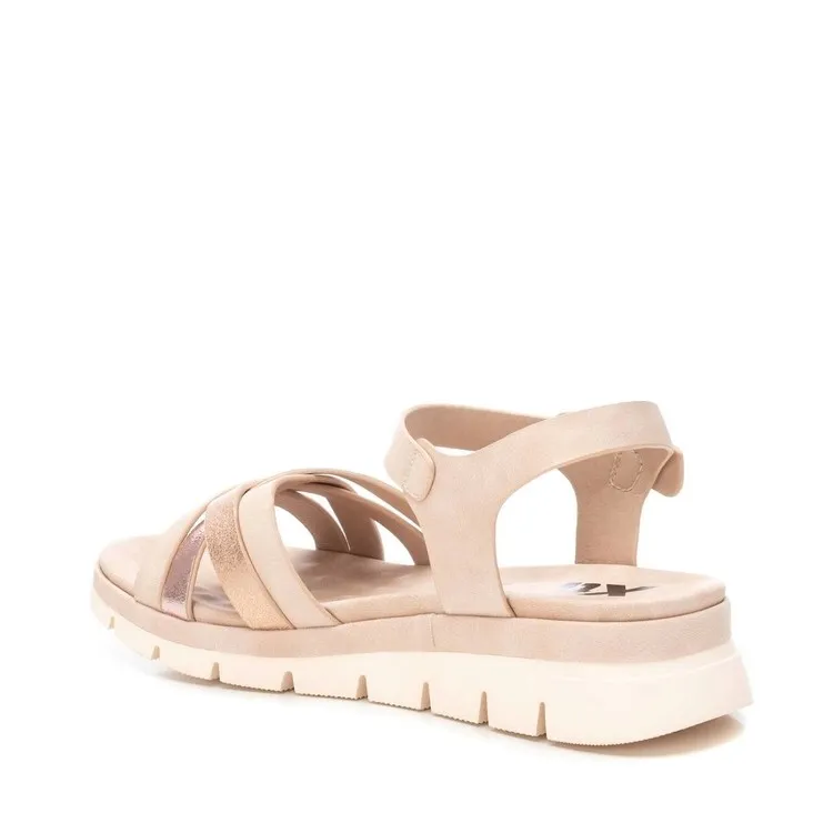 Nude Flat Sandals XTI 142704 for Women