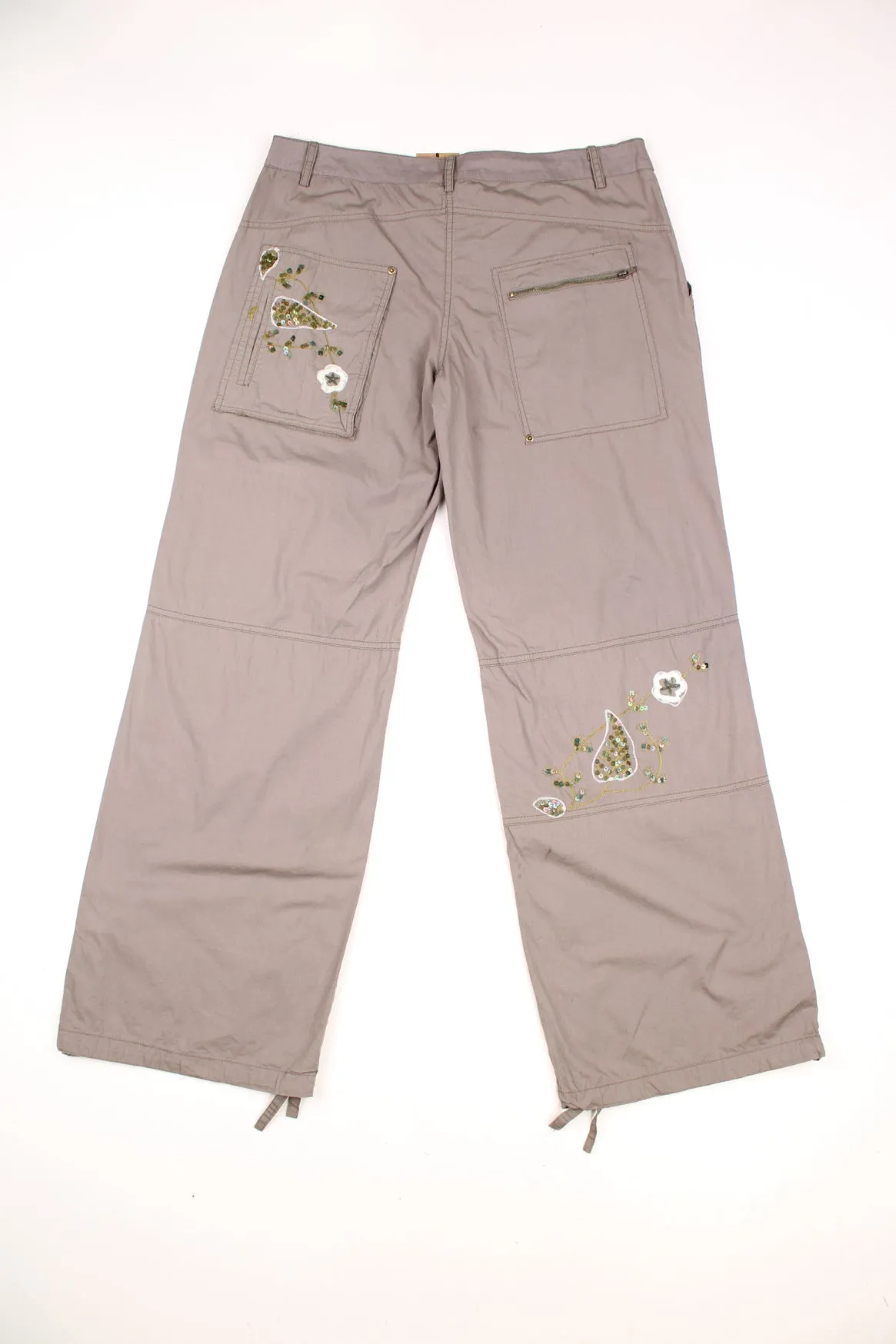 Y2K Floral Cargo Trousers