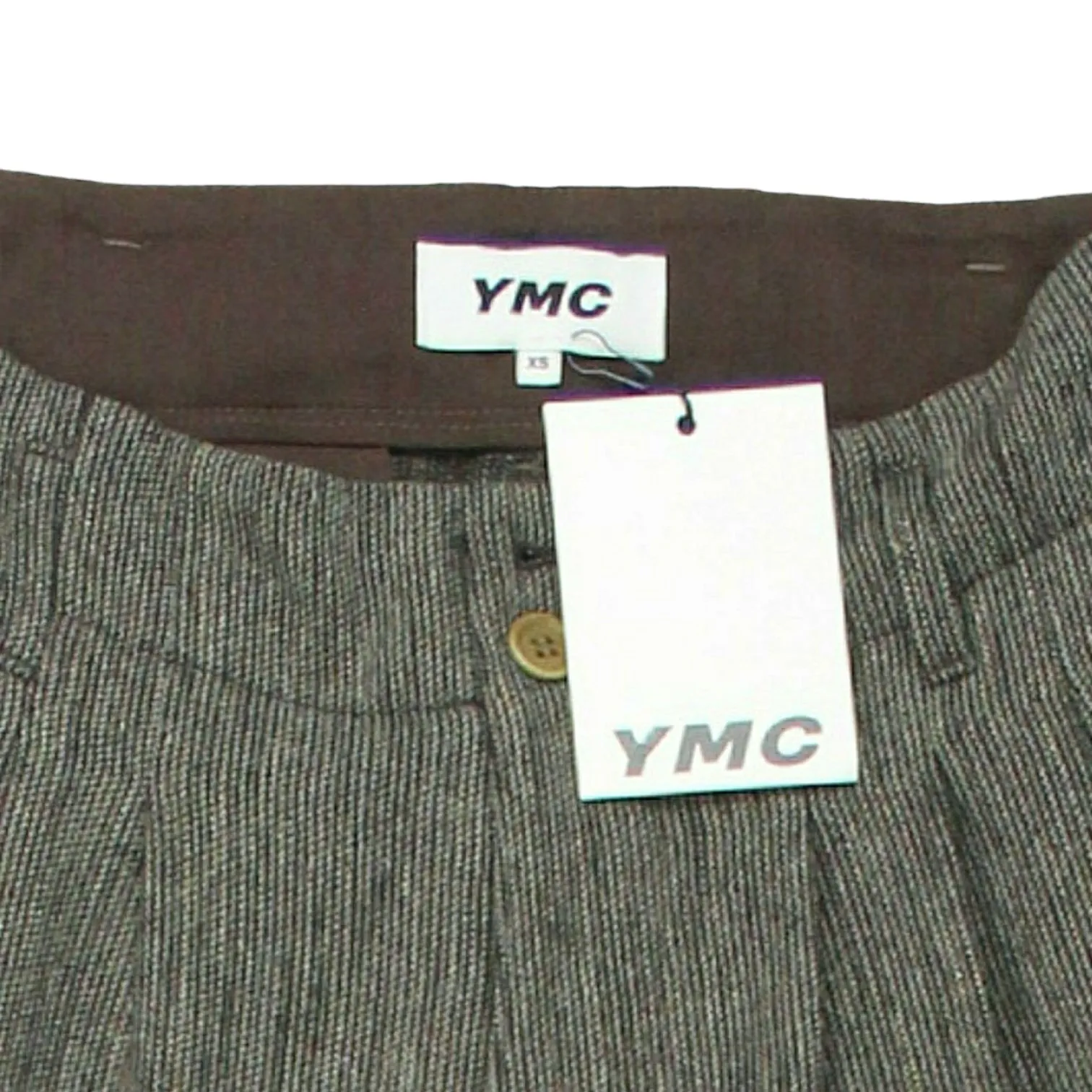 YMC Brown Tweed Keaton Trousers