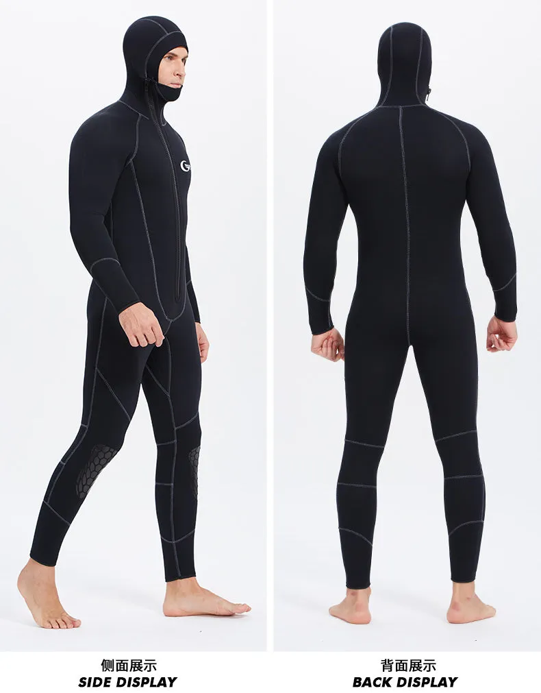 YONSUB Long Sleeved 5MM Wetsuit (With Hood)