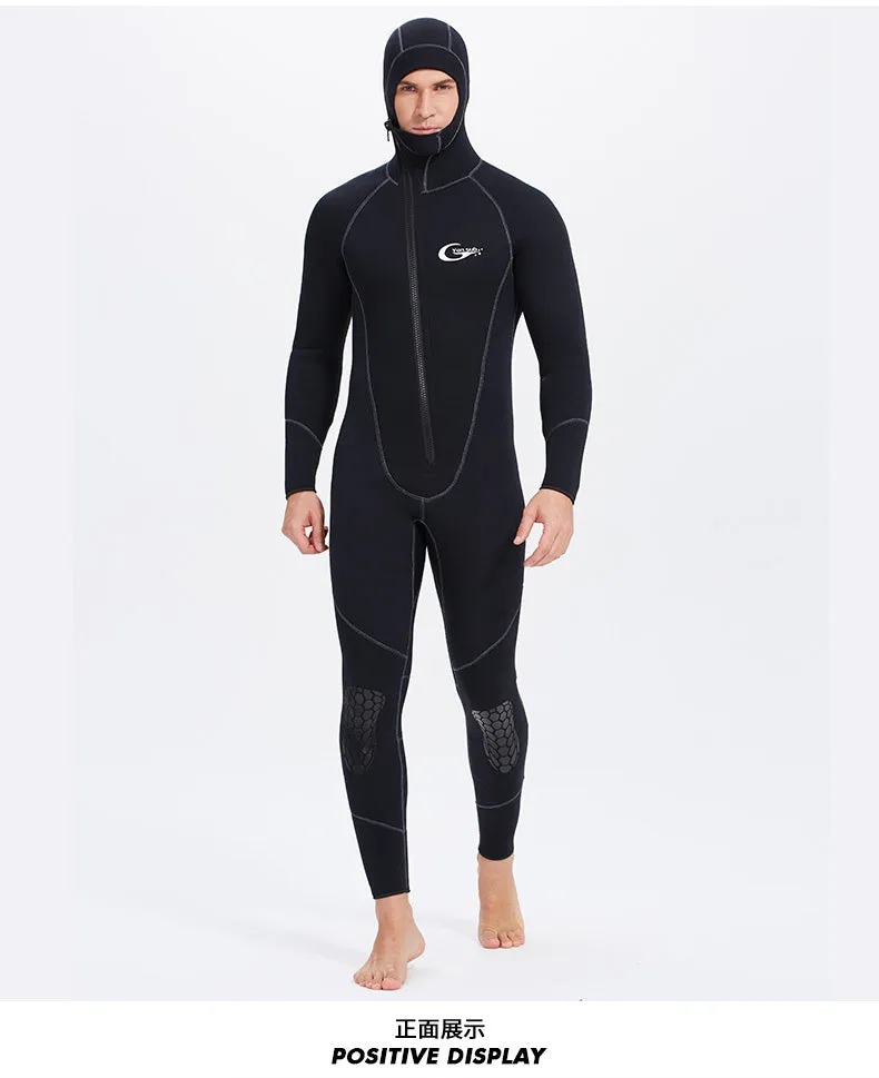 YONSUB Long Sleeved 5MM Wetsuit (With Hood)