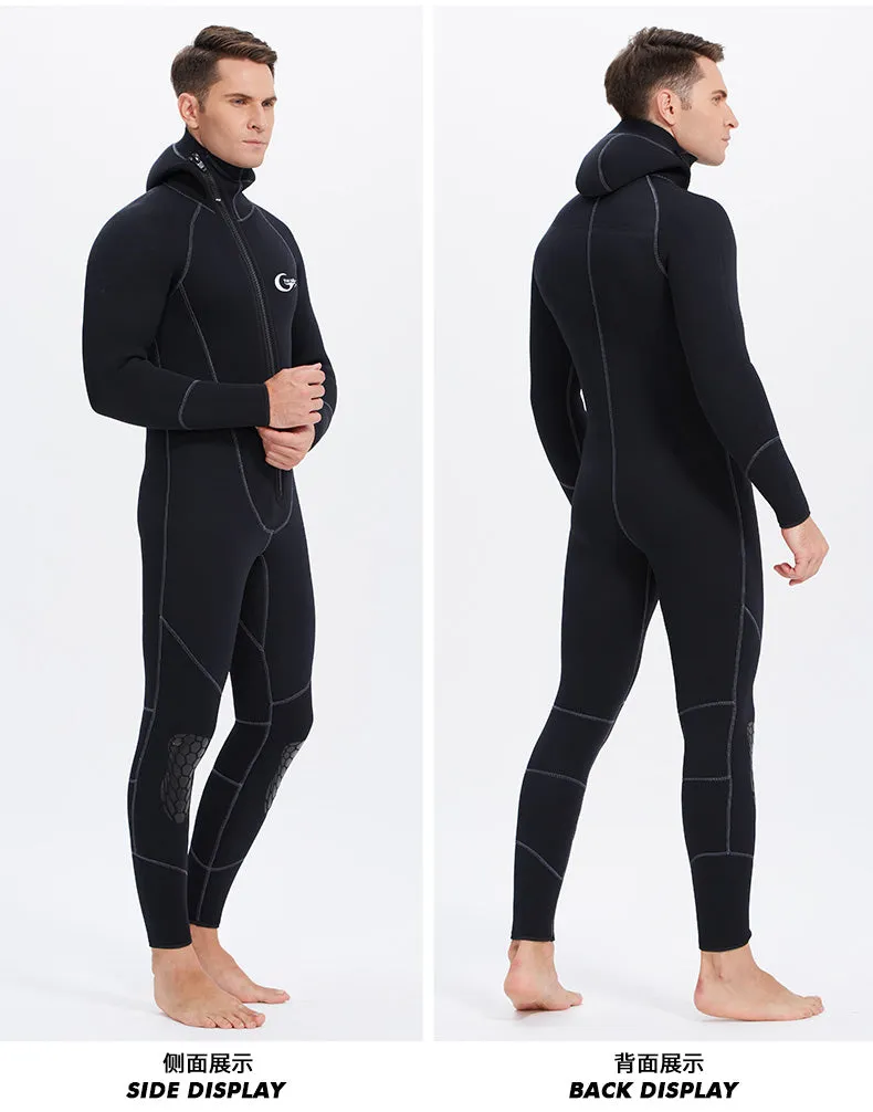 YONSUB Long Sleeved 5MM Wetsuit (With Hood)