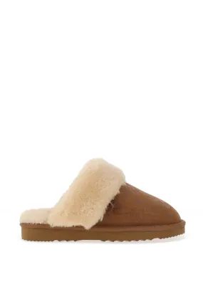 Yukon Canada Albert Abstract Print Slippers, Chestnut