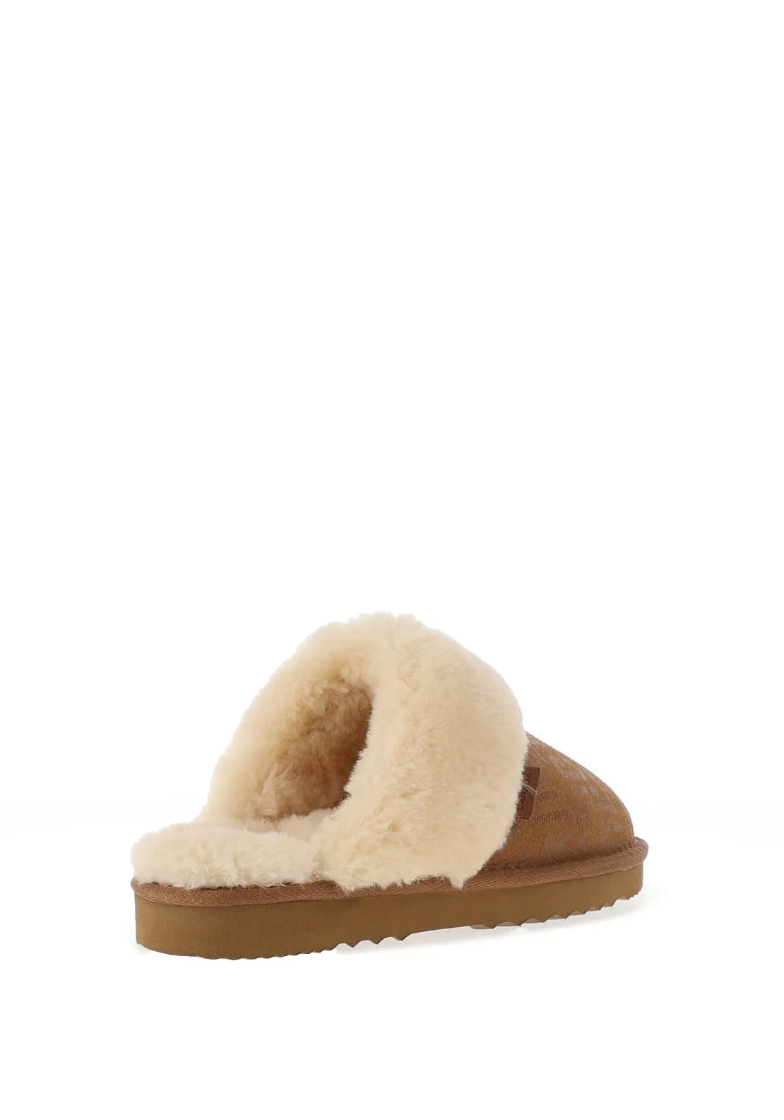 Yukon Canada Albert Abstract Print Slippers, Chestnut