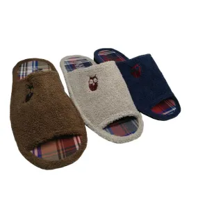 Marpen Open Toe Terry Cloth House Slipper