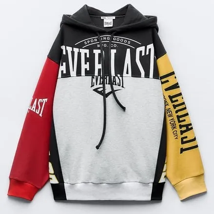 ZARA Everlast Collaboration Embroidered Sweatshirt